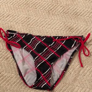 Black/Red Bikini Bottoms